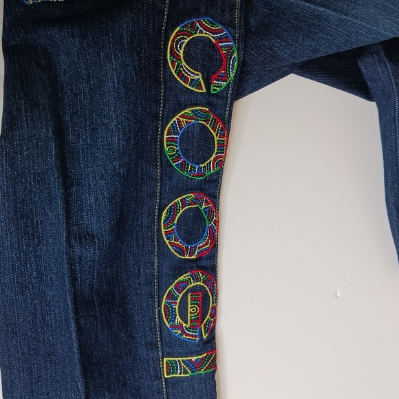 Coogi Embroidered Dark Wash Jeans Sz 13/14 NWOT - Picture 12 of 16